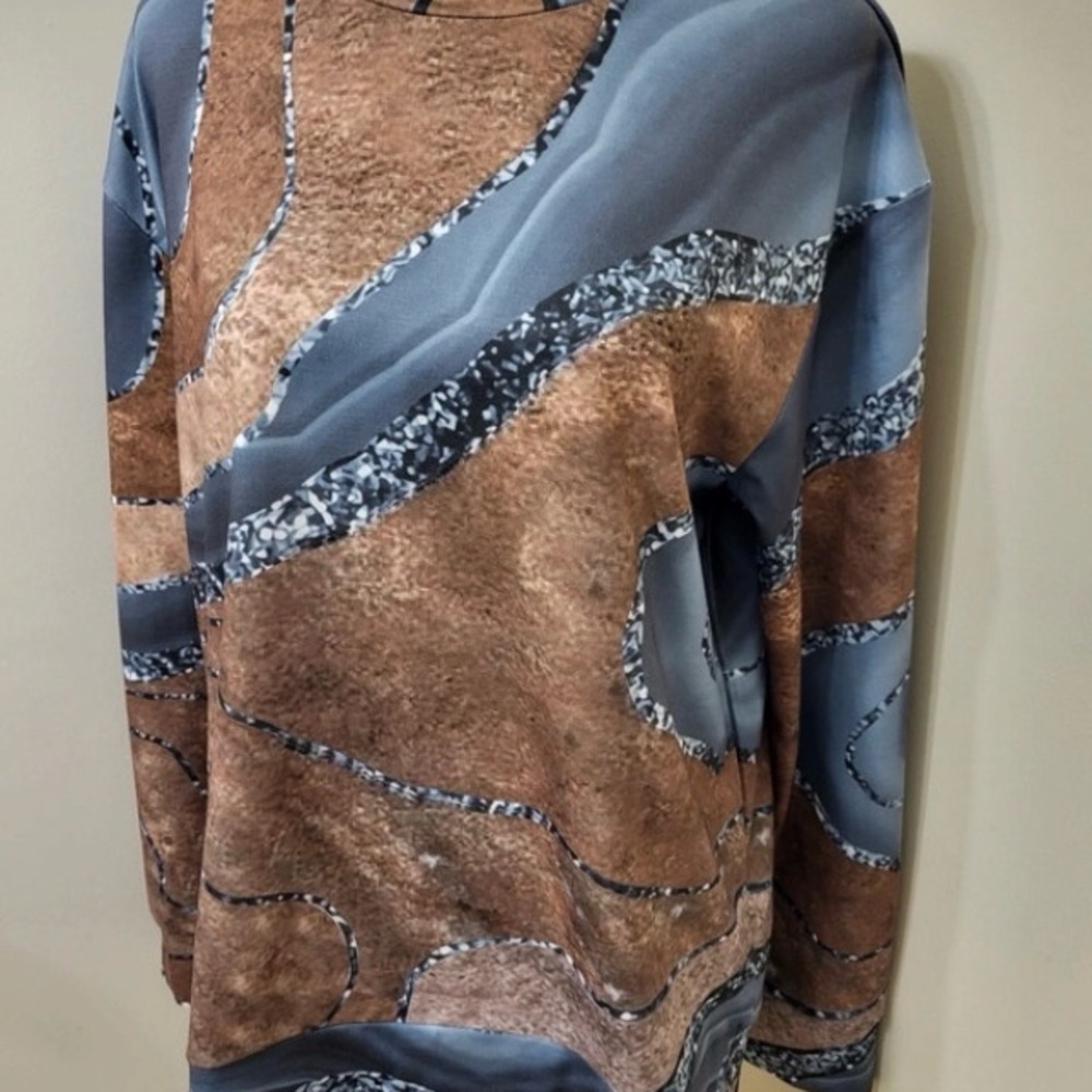 Long sleeve colorful top - Picture 3 of 6